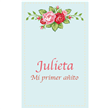 Tarjetas rectangulares aguamarina Vintage 16u